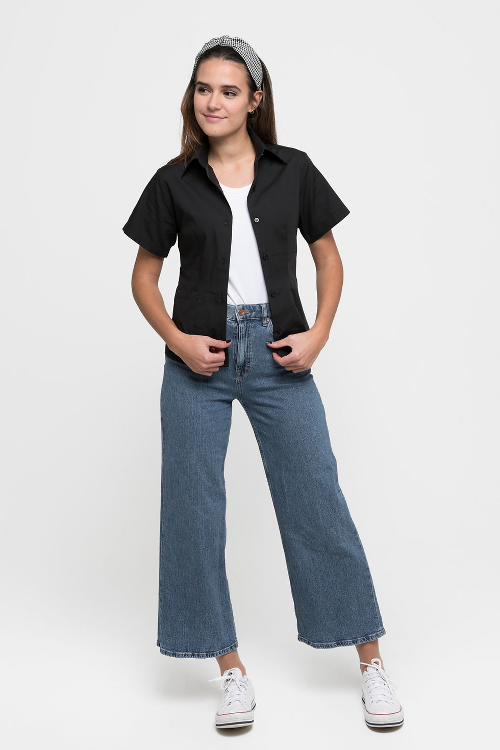 Miniatura: Camisa Barcelona  de mujer manga corta