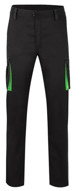 Pantalón de trabajo elástico bicolor
