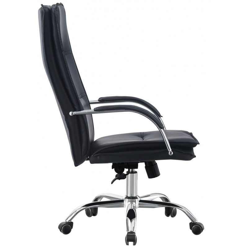 Miniatura: silla de oficina NEROTH con respaldo alto en similpiel negra