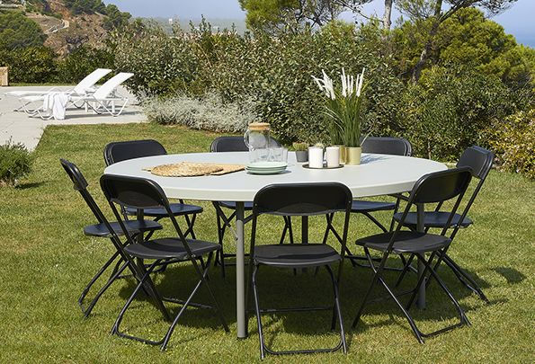 Miniatura: Silla Plegable en acero y plástico