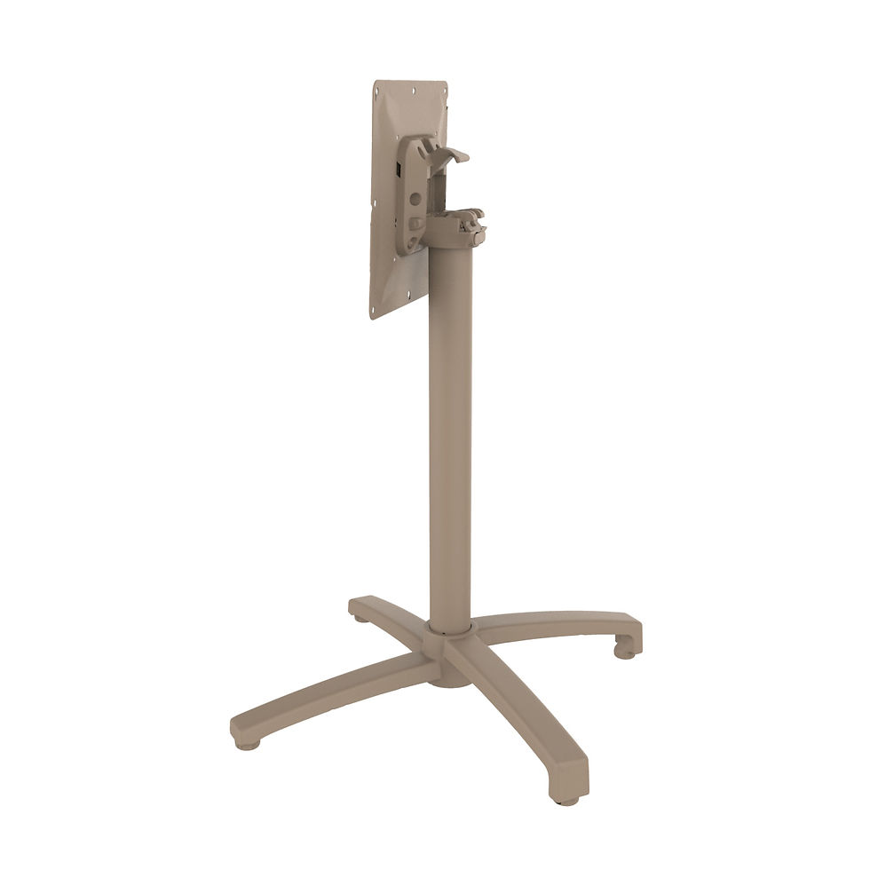 Miniatura: mesa abatible sobre compacto fenólico 70x70cm