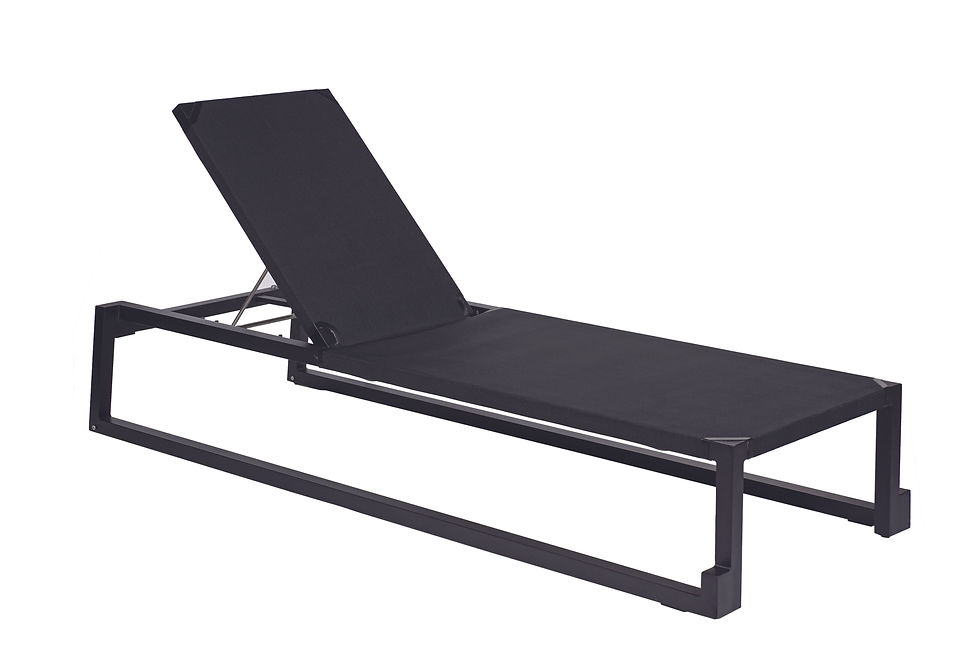 Miniatura: Tumbona,Hamaca  de aluminio Milano