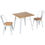 Miniatura: Silla vintage asiento madera