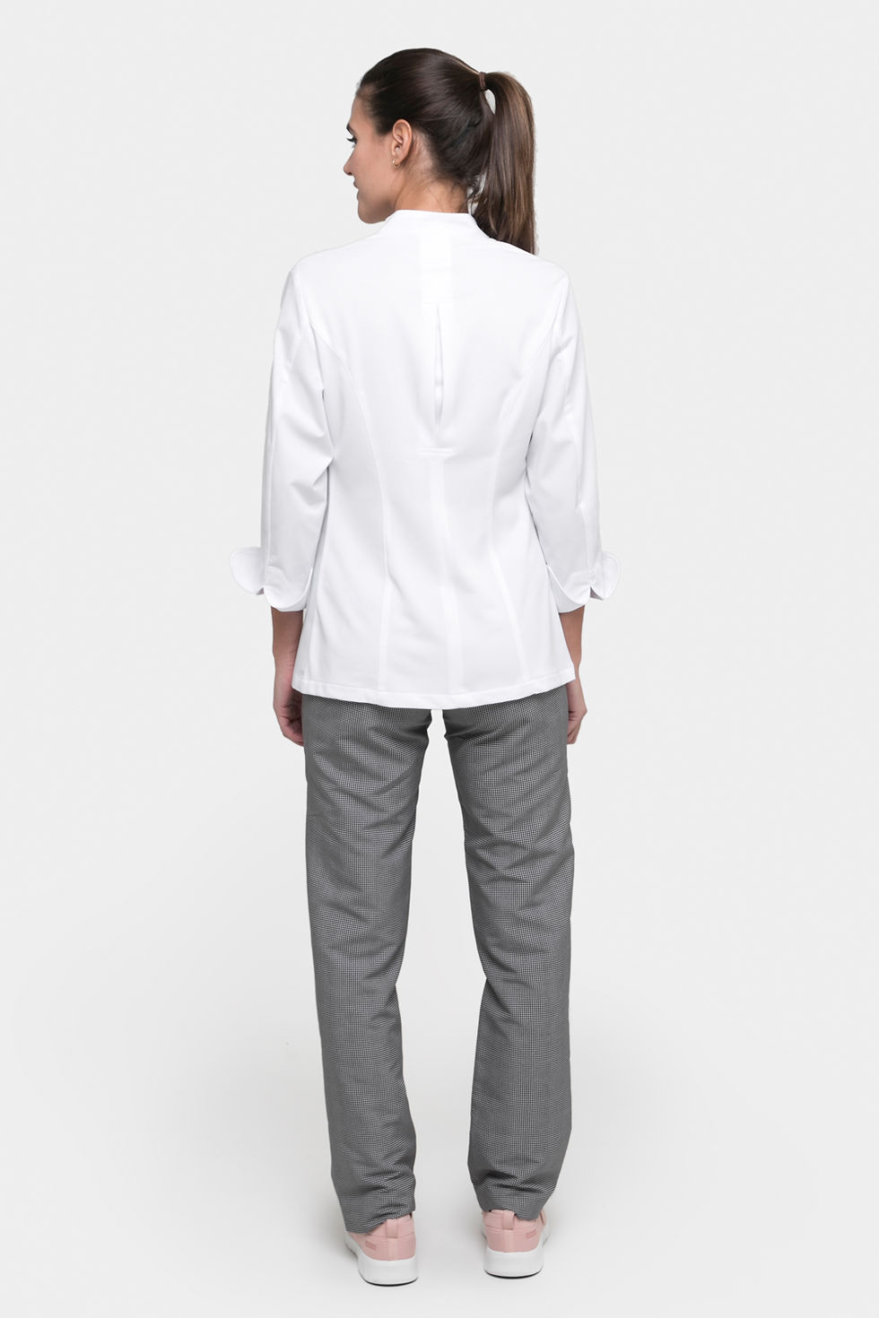 Miniatura: Chaqueta de cocina mujer blanca