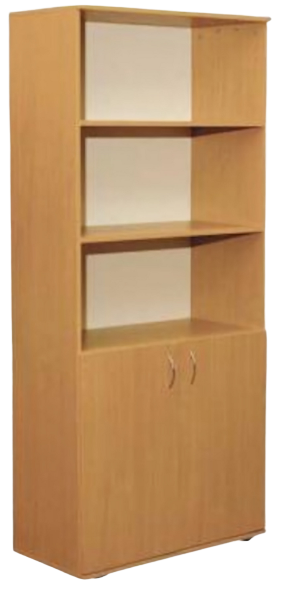 libreria escolar con puertas y baldas tablero laminado