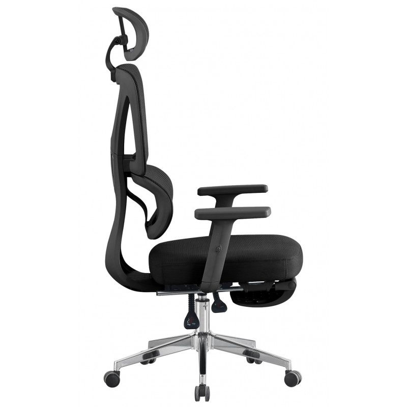 Miniatura: Sillón de oficina DURBUY con reposapiés plegable integrado