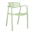 Miniatura: silla con brazos 100% reciclada en polipropileno color verde agua