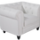 Miniatura: sillon chester blanco tapizado similpiel