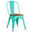 Miniatura: Silla vintage asiento madera