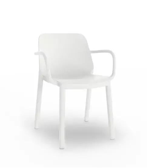 Miniatura: Silla de resol One en color blanco