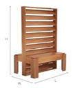 banco madera doble