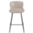 Taburete industrial gris hostelería SAMPER estructura metal negro