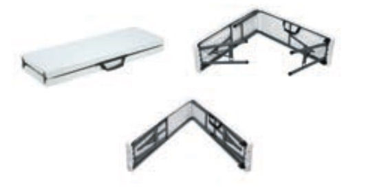 Miniatura: Mesa rectangular catering Smart