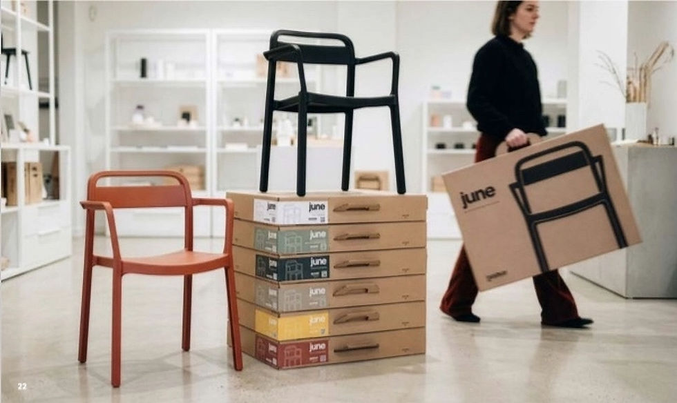 Miniatura: Silla June con brazos Packagin