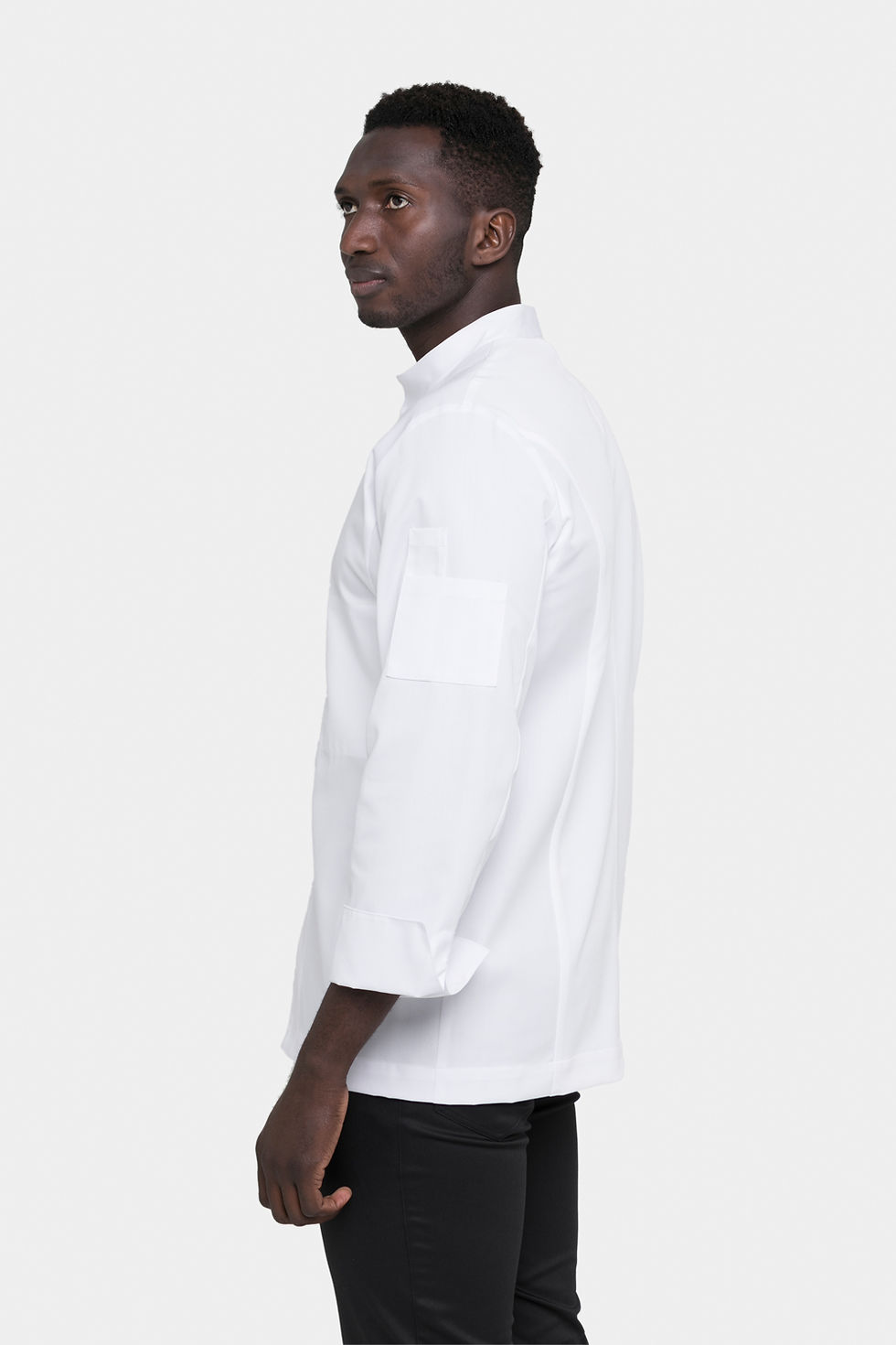Miniatura: Chaqueta cocina unisex blanca