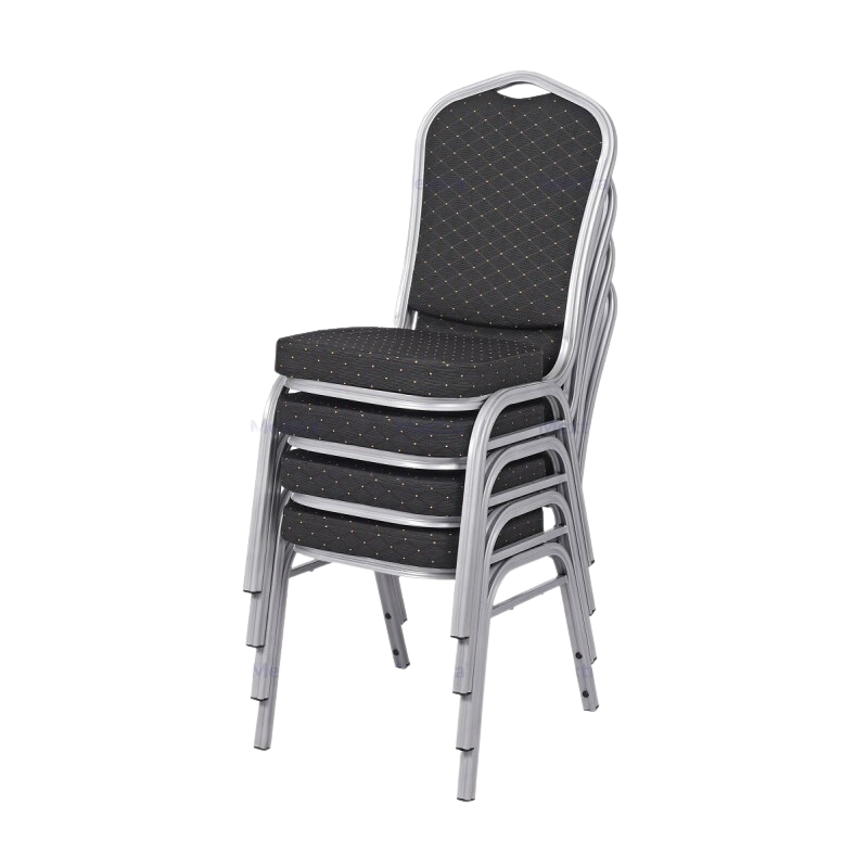 Miniatura: silla de aluminio  tapizada para salones de bodas y eventos