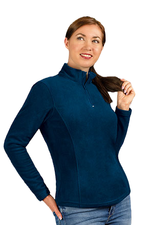 Miniatura: chaqueta polar de mujer con cremallera delantera tejido anti-pilling