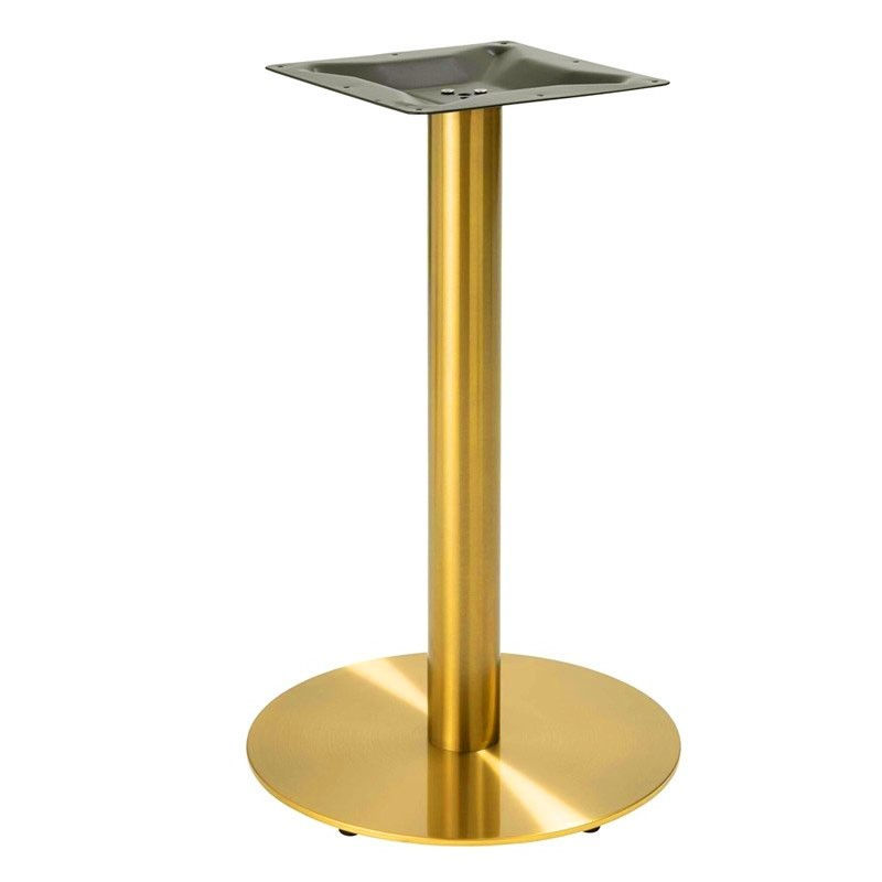 Pie de mesa para hostelería dorado