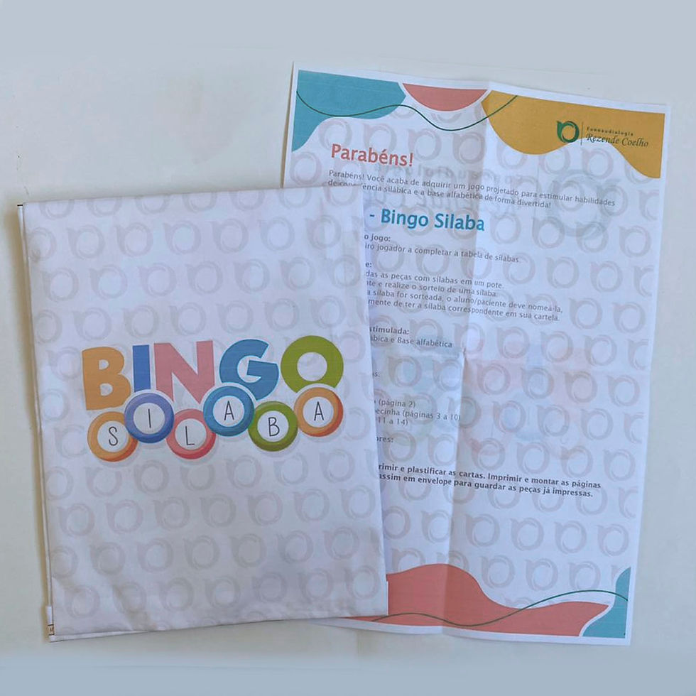 Miniatura: Descrição e envelope do jogo Bingo Silaba