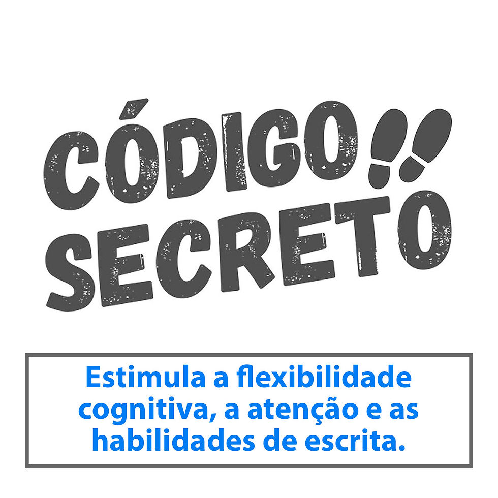 Jogo Código Secreto - Categoria Função Executiva