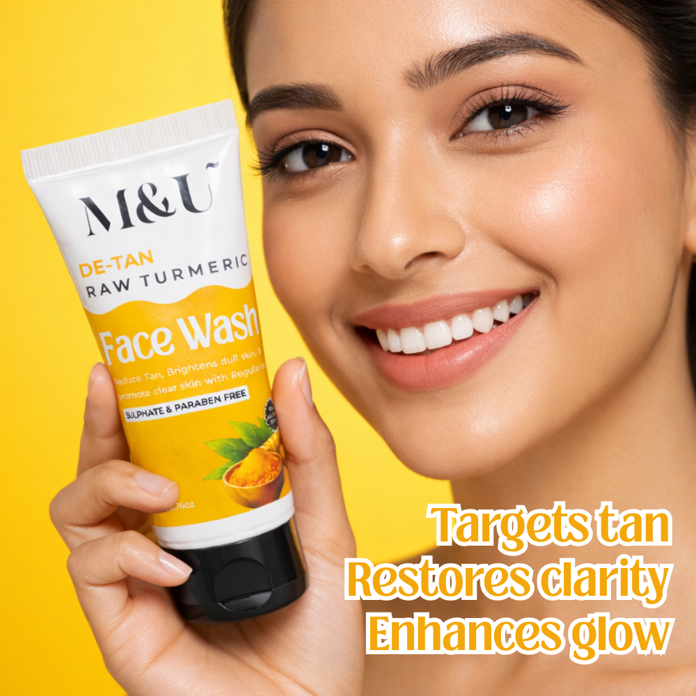 De-Tan Brightening Turmeric Face Wash