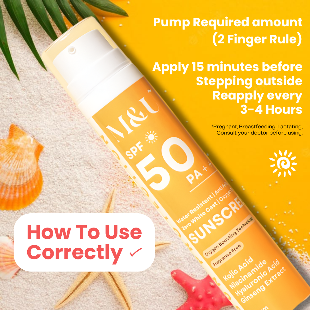 Oxygen boosting sunscreen SPF 50 PA+++