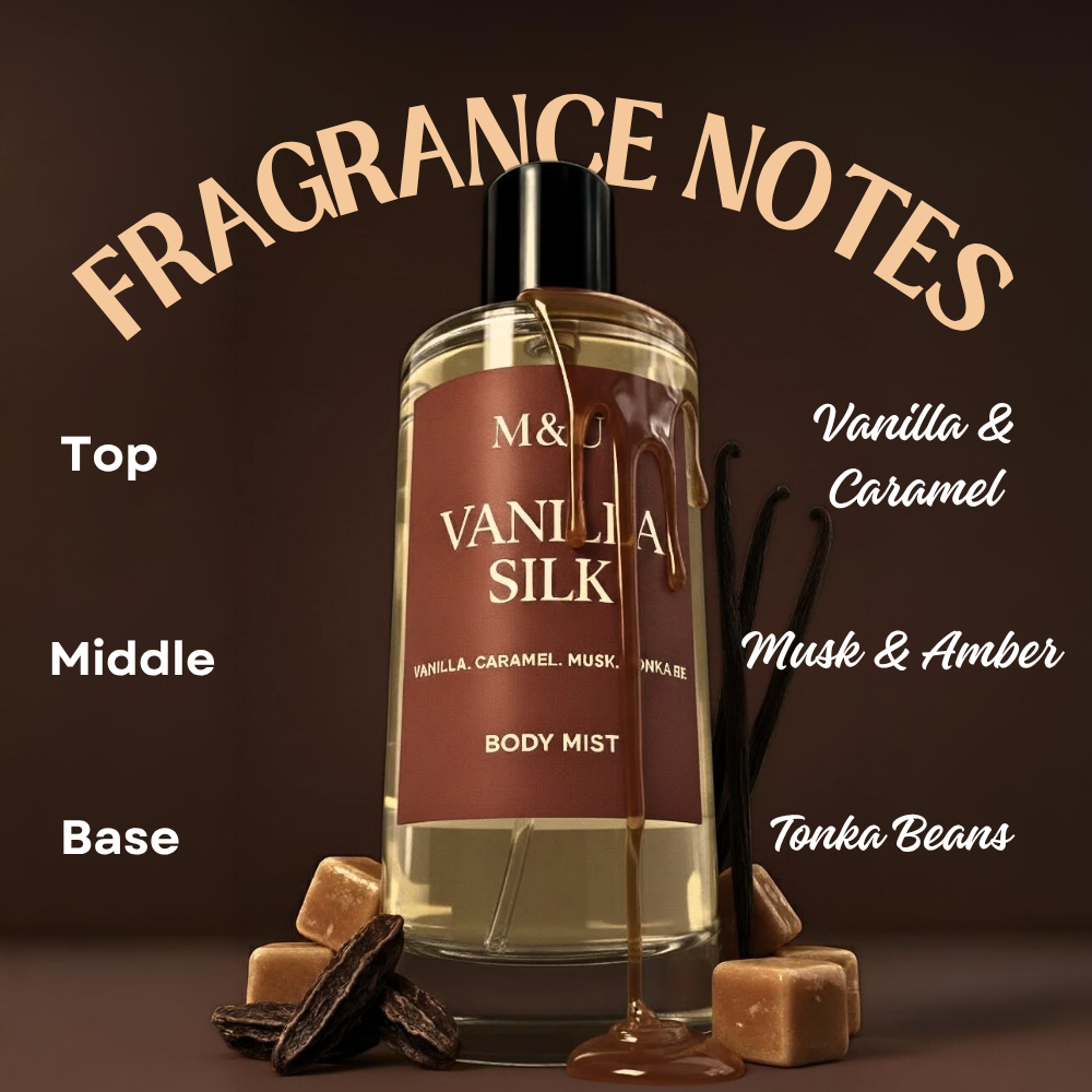 Vanilla Silk Body Mist with Caramel