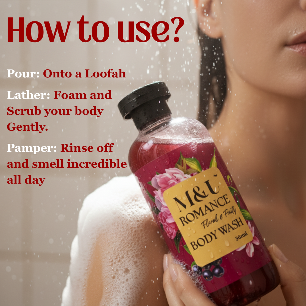 Romance Body Wash with Strawberry