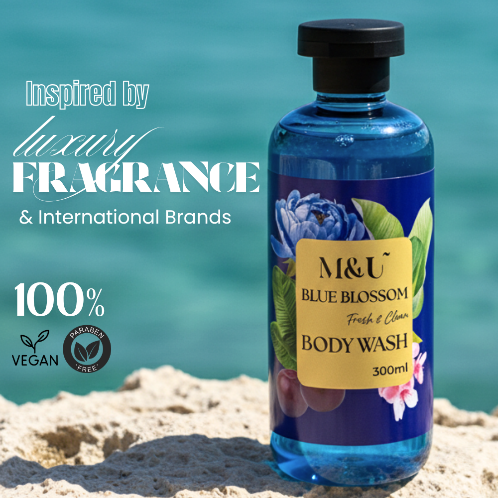 Blue Blossom Body Wash with Cherry Blossom