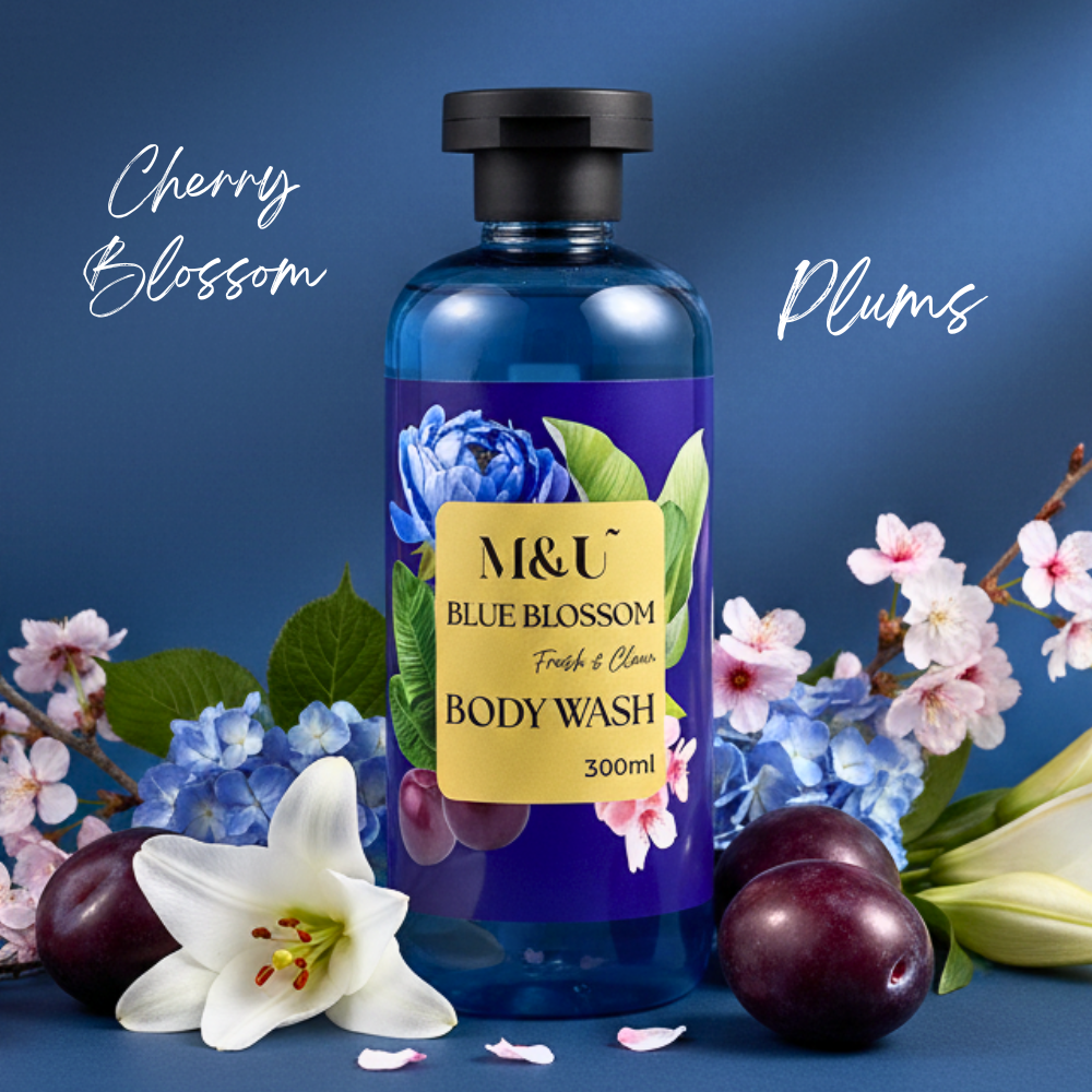 Blue Blossom Body Wash with Cherry Blossom