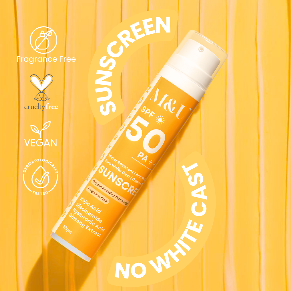 Oxygen boosting sunscreen SPF 50 PA+++