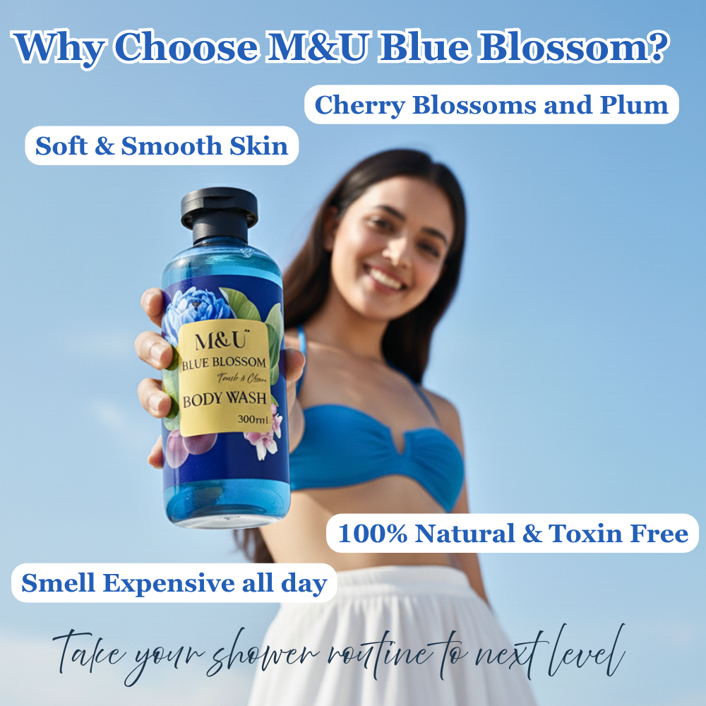 Blue Blossom Body Wash with Cherry Blossom