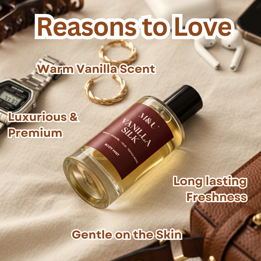 Vanilla Silk Body Mist with Caramel