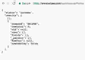 WiSaw cleanup URL