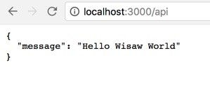 WiSaw on localhost