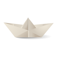 Papierschiff, das Symbol der psychologischen Beraterin Sandra Kremmel in Wien, Expertin für Burnout Prävention und Stressmanagement insbesondere von Pädagogen und Pädagoginnen, bietet systemische psychoszoiale Beratung, systemisches Coaching und Supervision in Wien