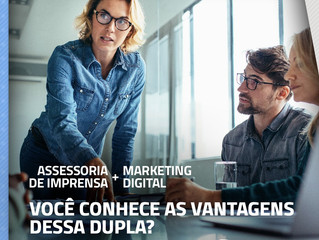 Assessoria de imprensa + marketing digital