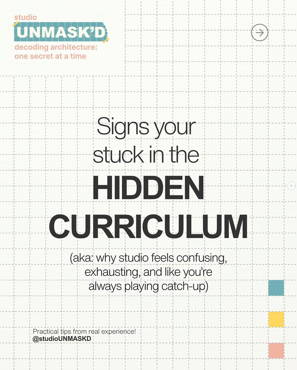 Check our Instagram post on this topic for more insights in spotting the hidden curriculum!