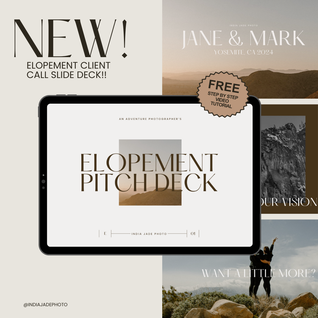 Elopement Pitch Deck