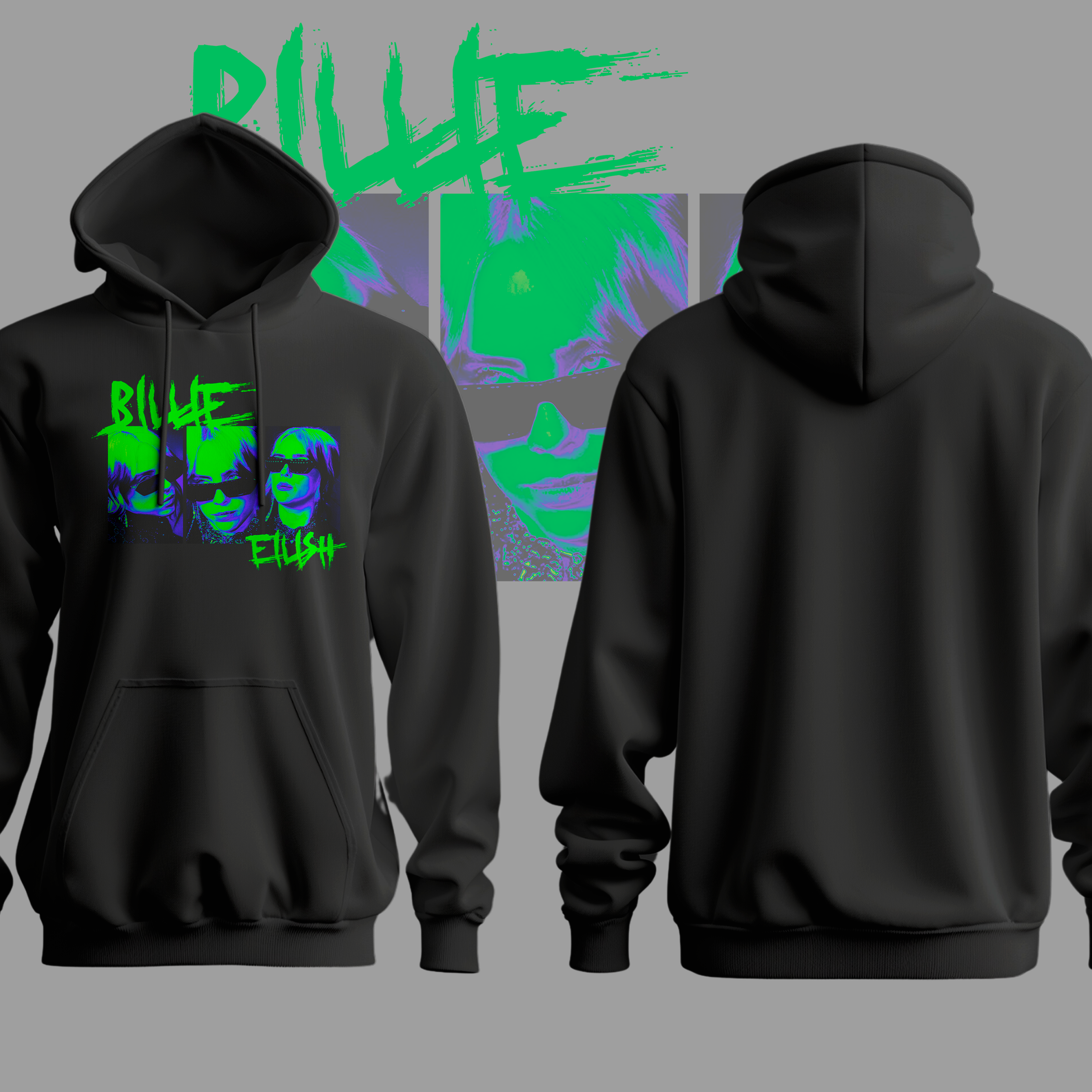 NEON GREEN BILLIE - BILLIE EILISH - Moletom