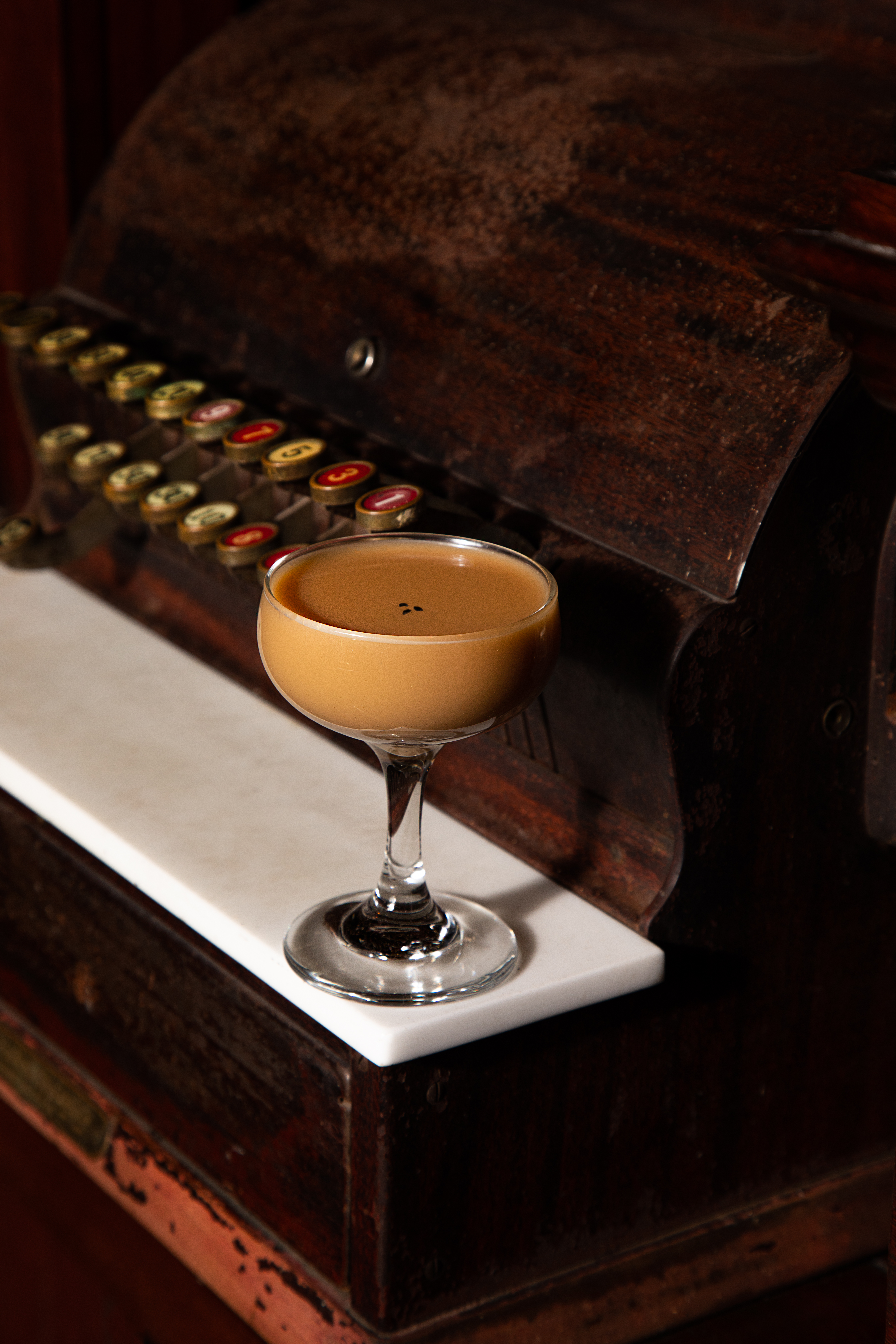 Bartender preparing a drink