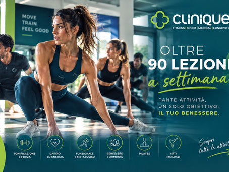 Oltre 90 lezioni a settimana: alla Clinique c’è un allenamento per ogni modo di stare bene
