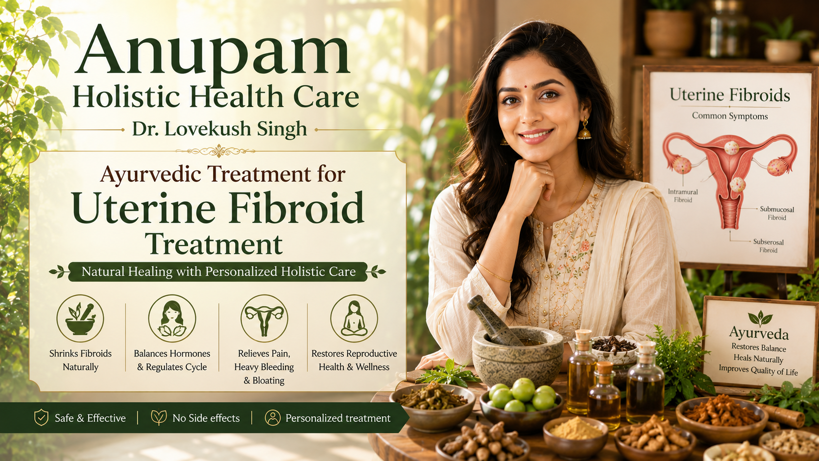 Best Uterine Fibroids Ayurvedic Treatment in East Delhi | Dr. Lovekush Singh | Book Appointment
