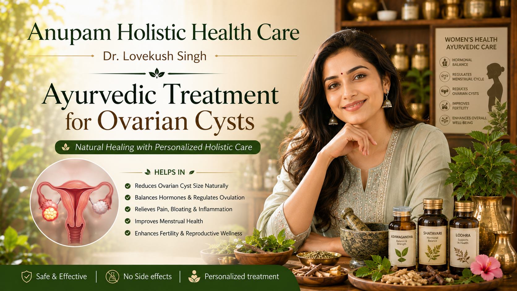 Best Ovarian Cyst Ayurvedic Treatment in East Delhi | Online Appointment with Dr. Lovekush Singh