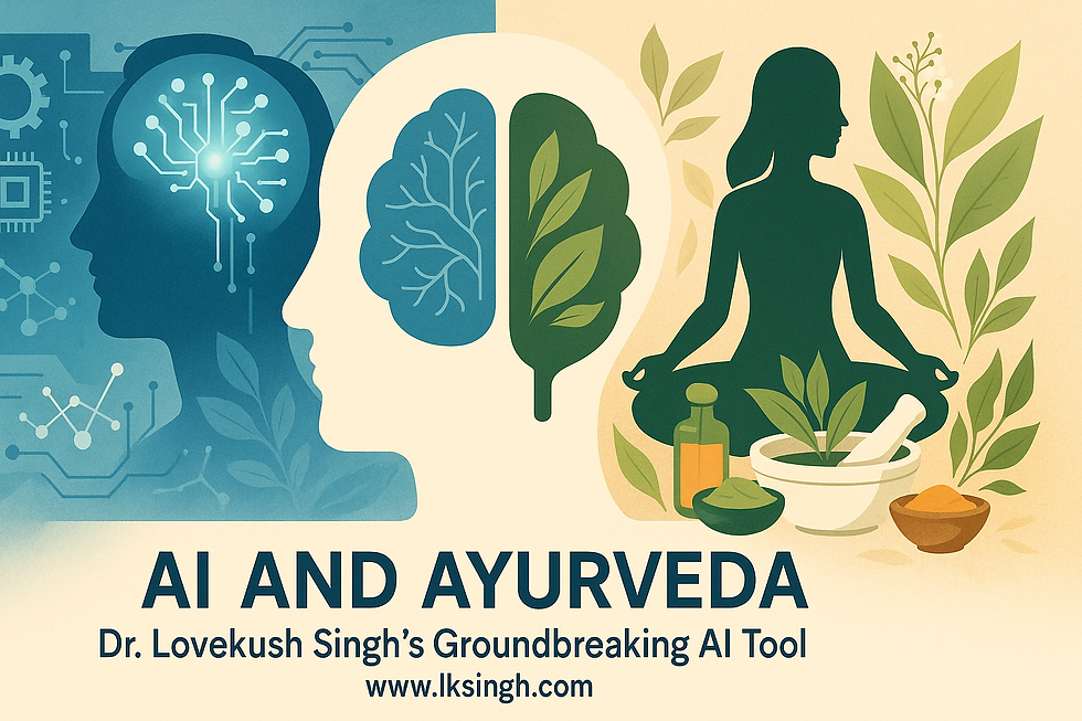 Transforming Ayurveda with Artificial Intelligence | A Wellness Revolution by Dr. Lovekush Singh with Vision for Wellness