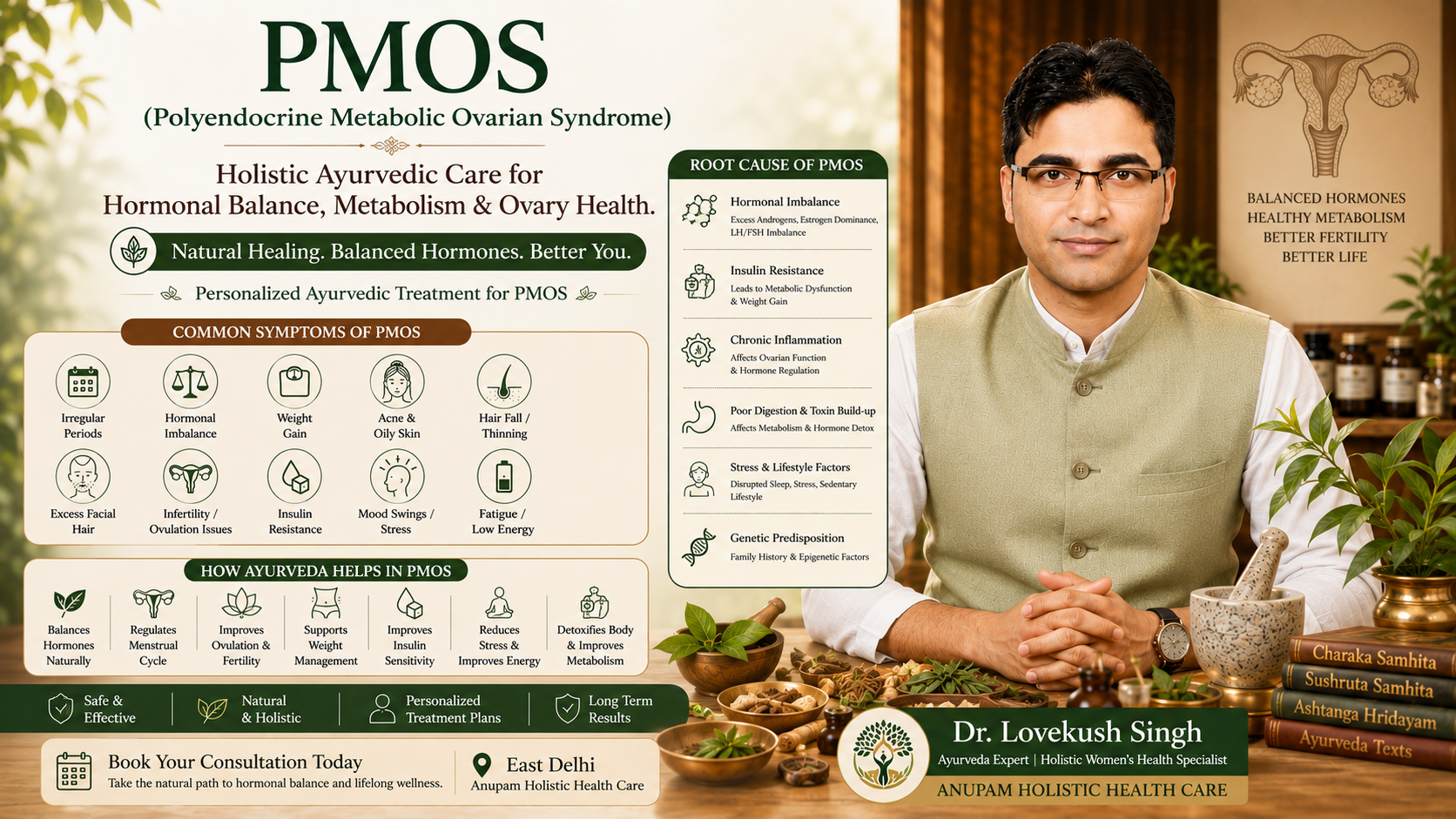 Best Ayurvedic Treatment for PMOS in East Delhi