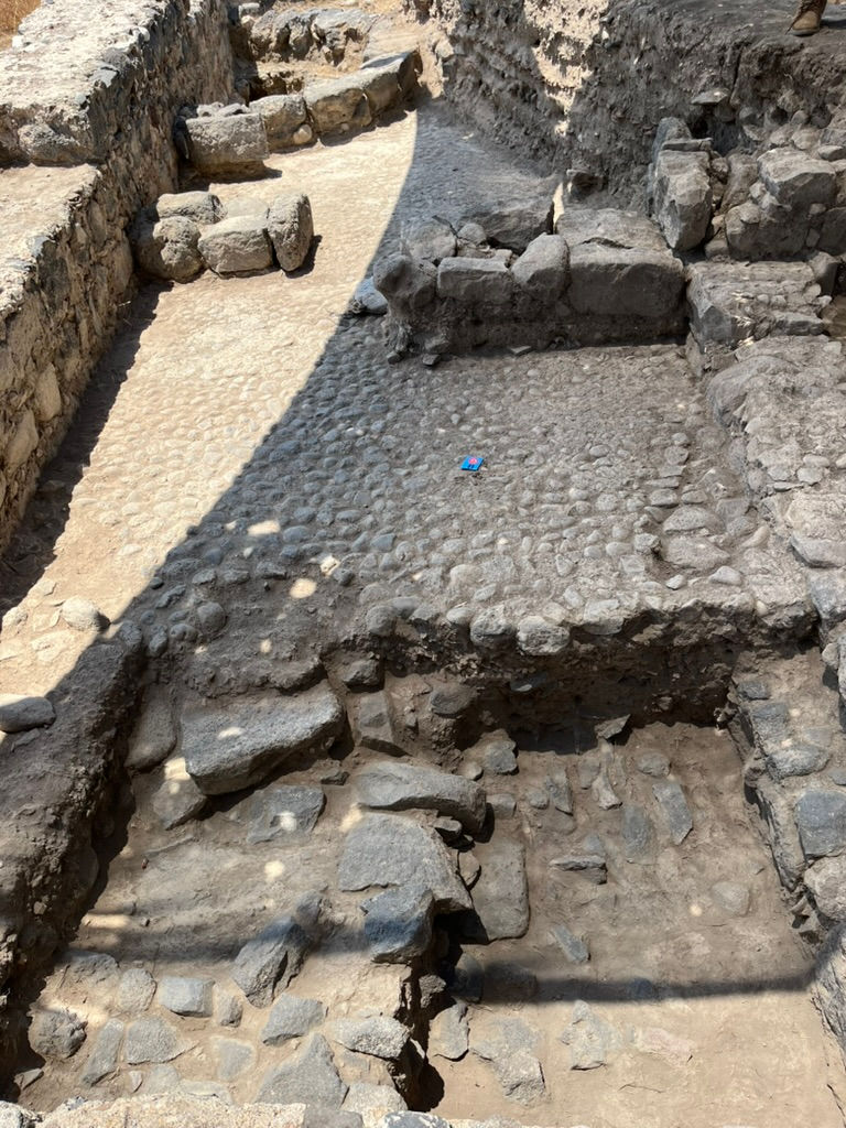 Floor uncovered in Area A.
