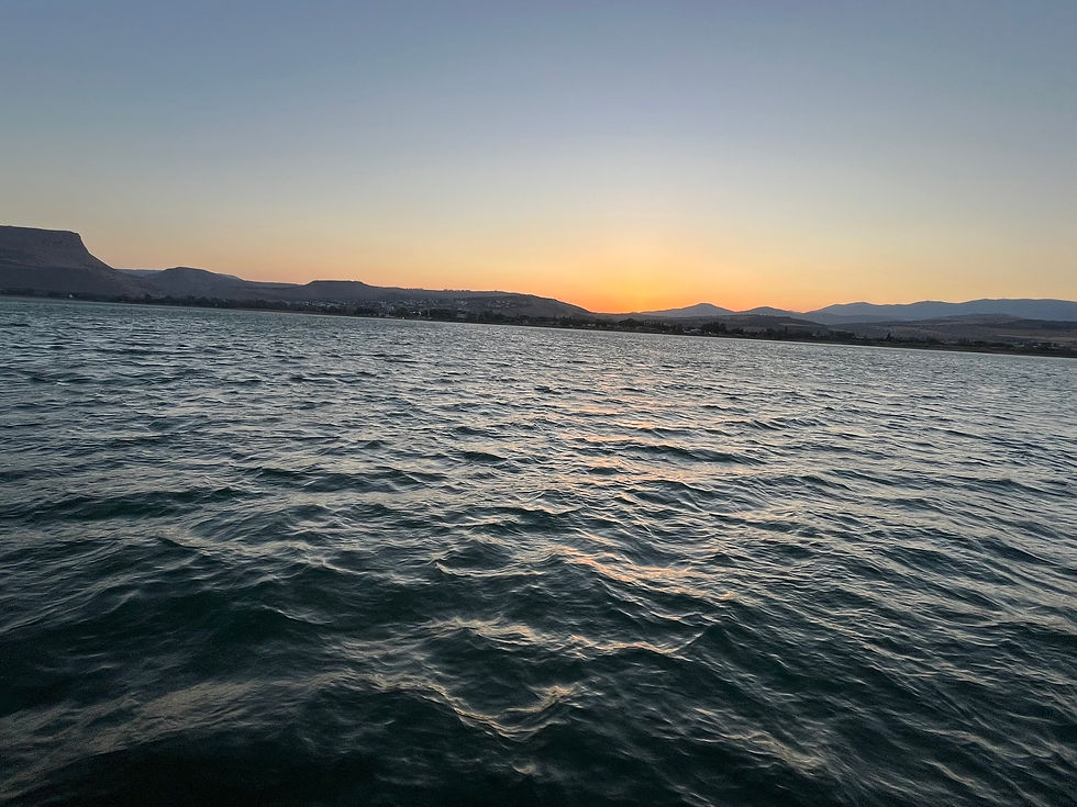 Evening boat ride
