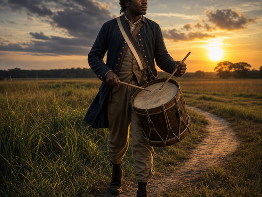 Jim Capers Gullah Geechee Drum Major of the Revolutionary War