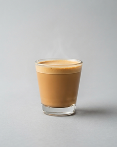 Same part of espresso and milk